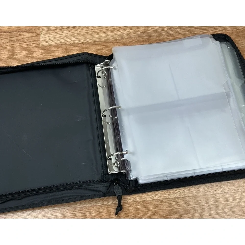 Creative Memories Memory Mate 3 Ring Binder with 24 Storage Pages & New Dividers